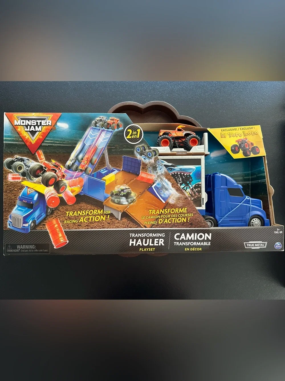 Monster Jam Transforming Hauler Playset